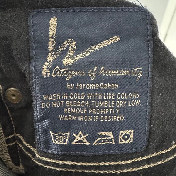 Citizens of Humanity Bootcut Jeans Dark Wash Premium Denim - Size: 29 - Picture 5 of 13